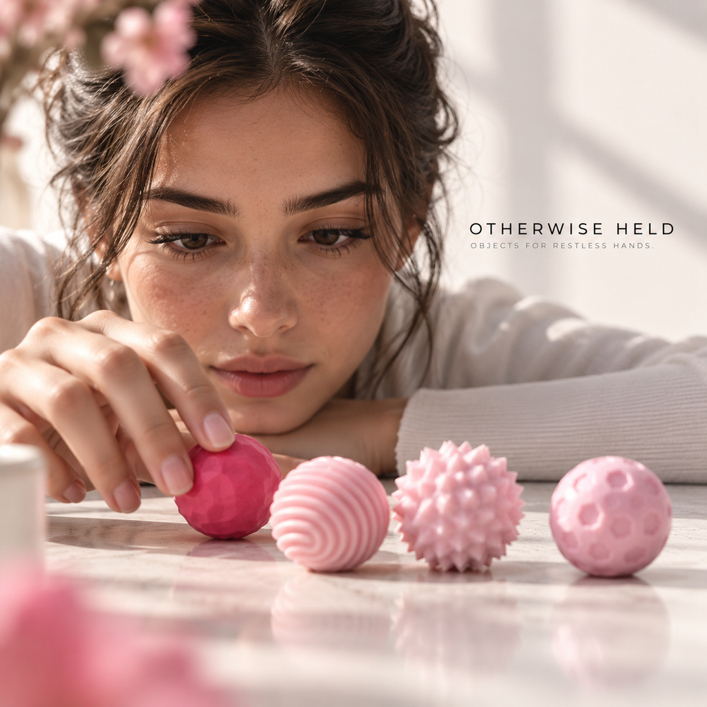 OH 01 Magnetic magnetic fidget spheres in pink