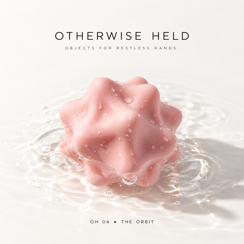 OH 04 The Orbit in Blush, silicone massage ball