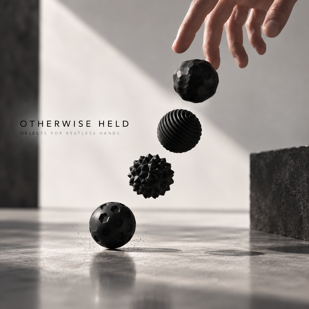 OH 01 Magnetic magnetic fidget spheres in black