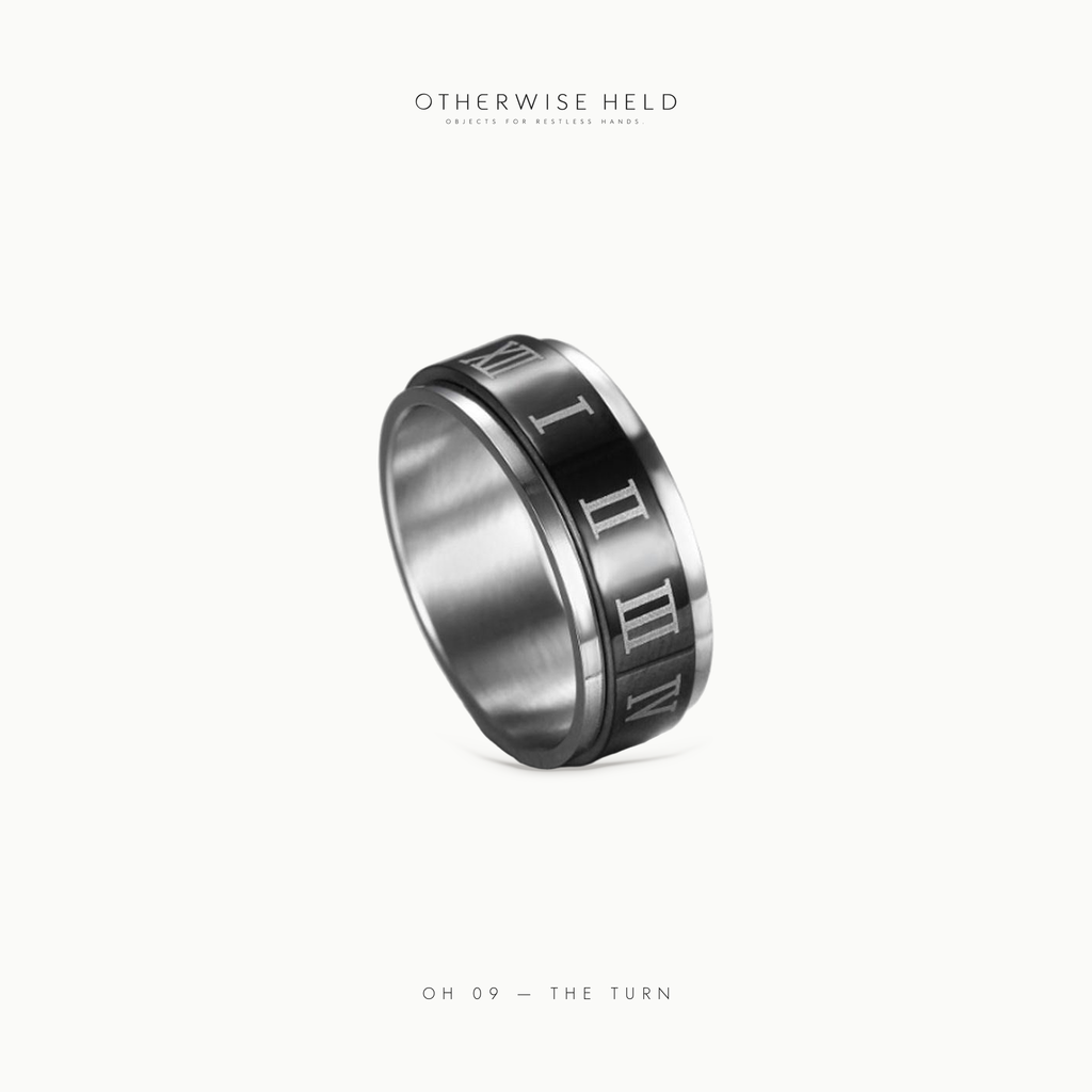 OH 09 The Turn spinner ring, angled view